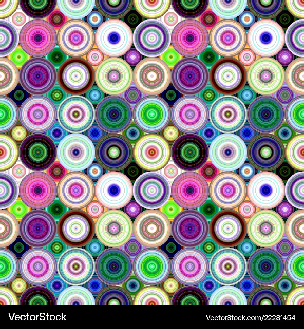 Abstract concentric circle pattern background vector image