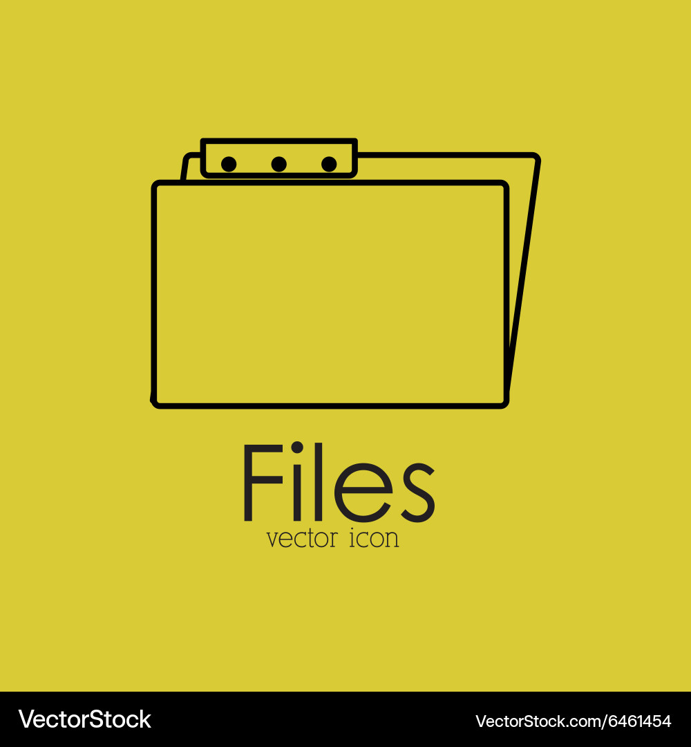 File isolated icon design Vector Image