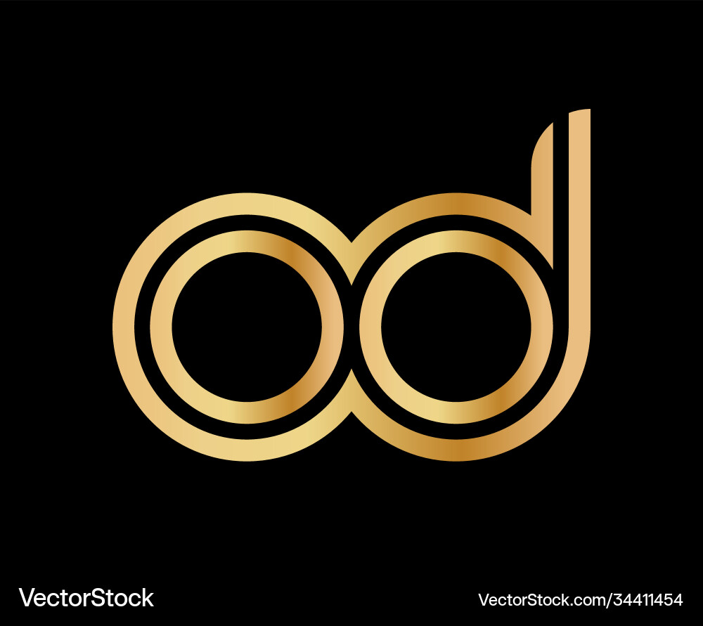 Lowercase letters b and o flat bound design Lowercase letters b and o flat bound design vector image