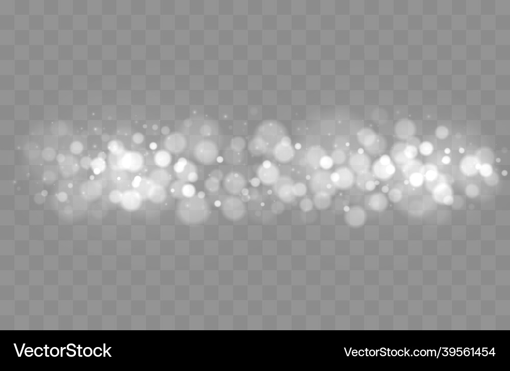 Shining bokeh isolated on transparent background Shining bokeh isolated on transparent background vector image