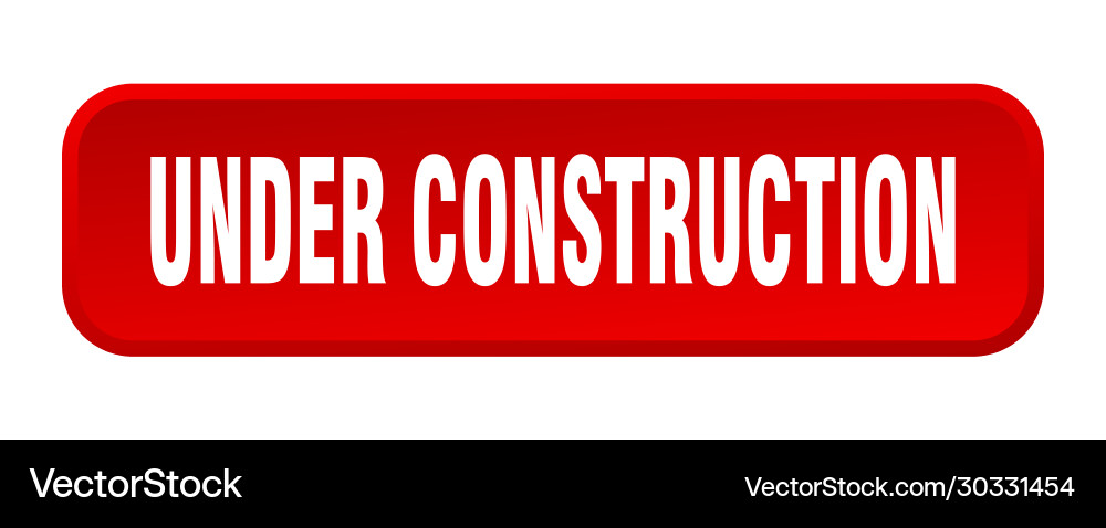 Under construction button Vector Image