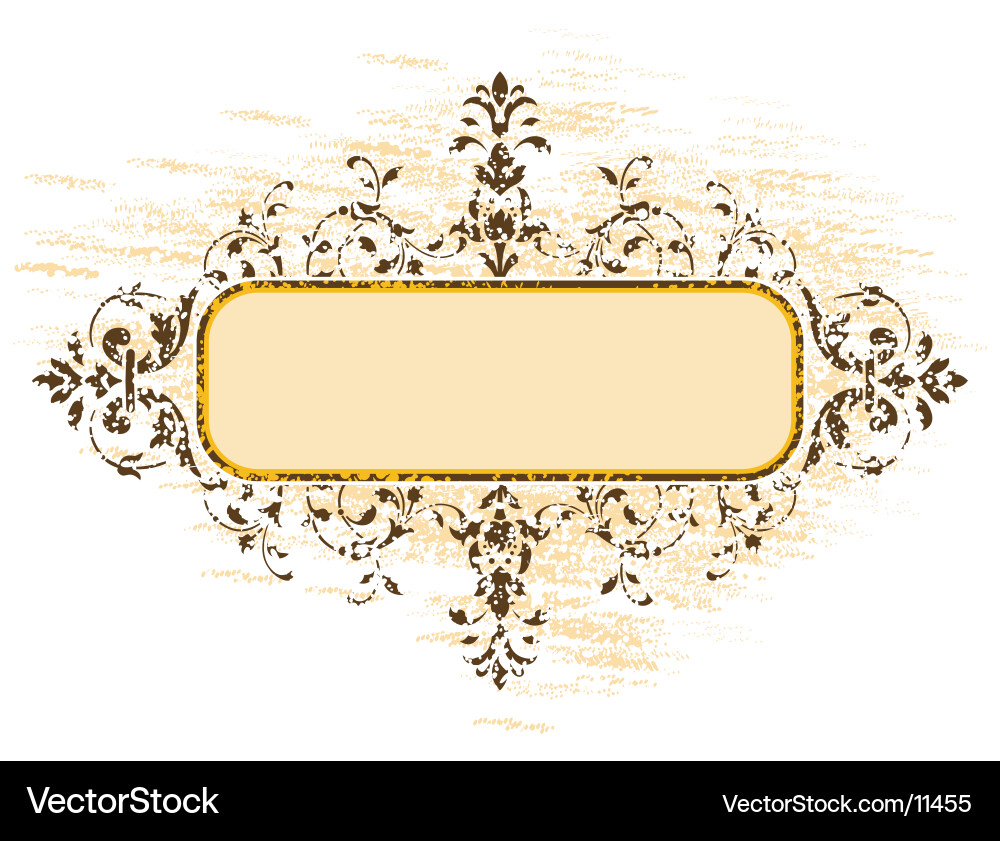 Elegant Filigree Pattern Vector Image