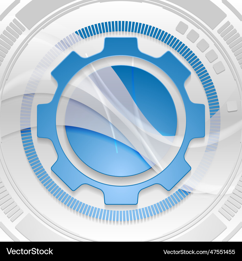Hi-tech and science background with hud gears Hi-tech and science background with hud gears Vector Image