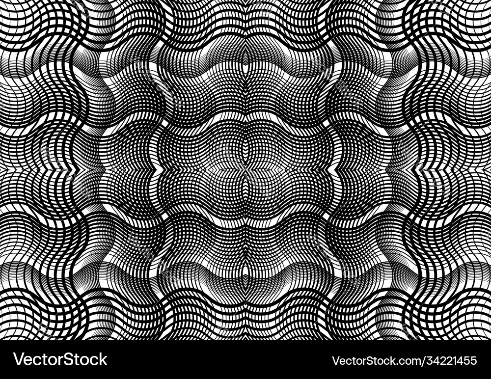 Repeatable and tileable grid mesh zig-zag Repeatable and tileable grid mesh zig-zag vector image