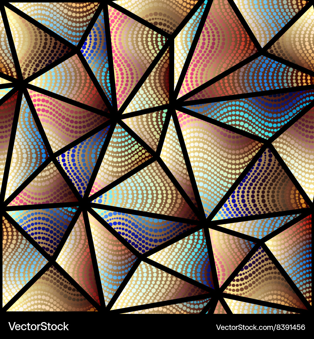 Dynamic Geometric Pattern vector image