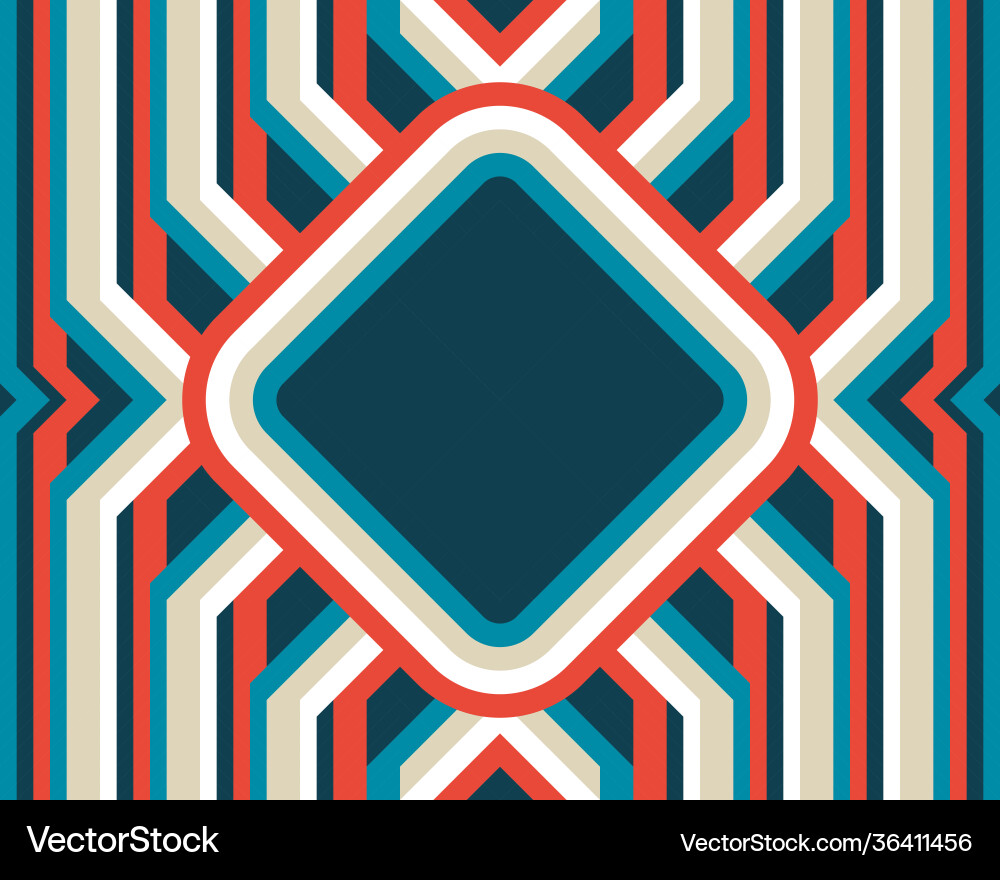 Geometric banner template empty for your text Geometric banner template empty for your text vector image