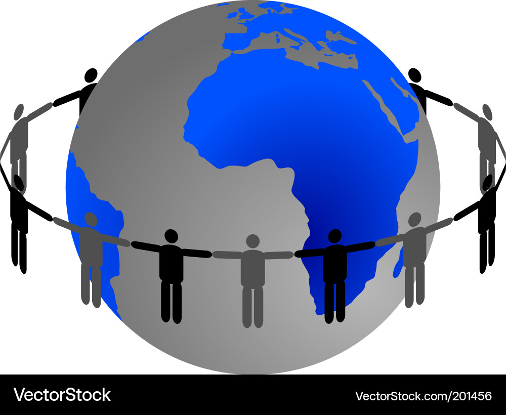 Global connection Vector Image