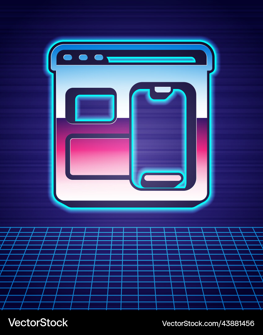 Retro style software web developer programming Retro style software web developer programming vector image