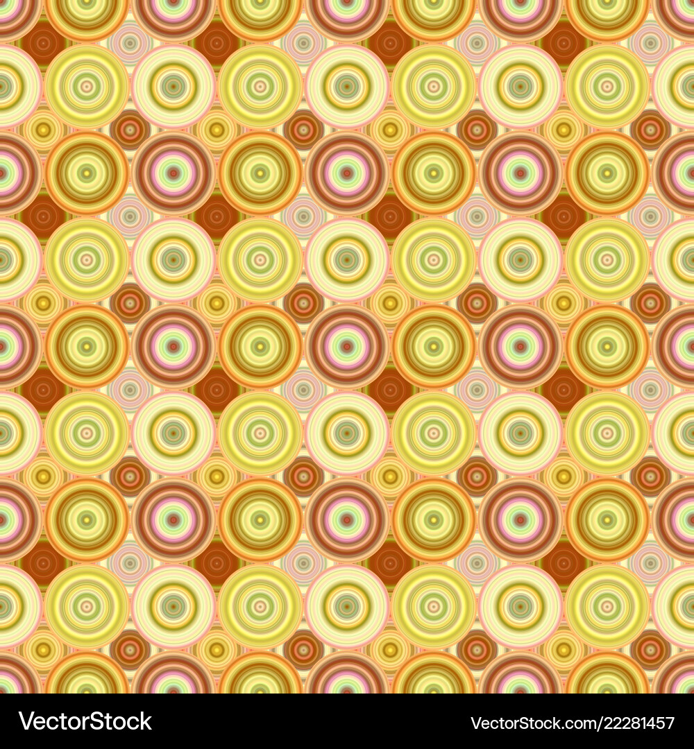 Abstract circle pattern background - seamless vector image