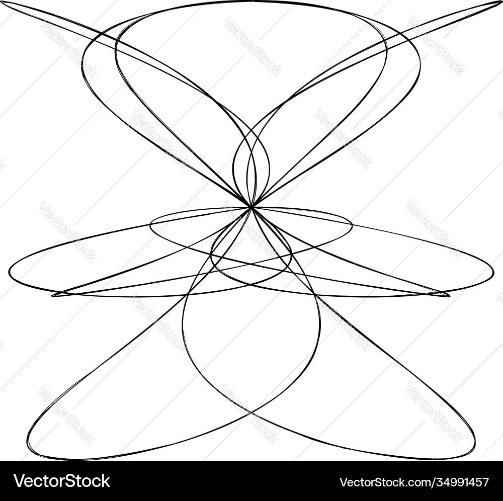 Abstraktes Knoten-Designelement zufällig schneiden Abstraktes Knoten-Designelement zufällig schneiden vektorbild