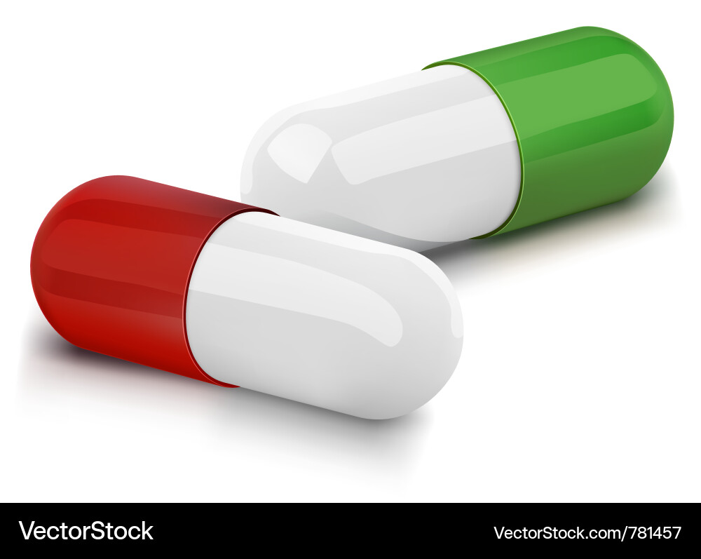Capsule Royalty Free Vector Image - VectorStock