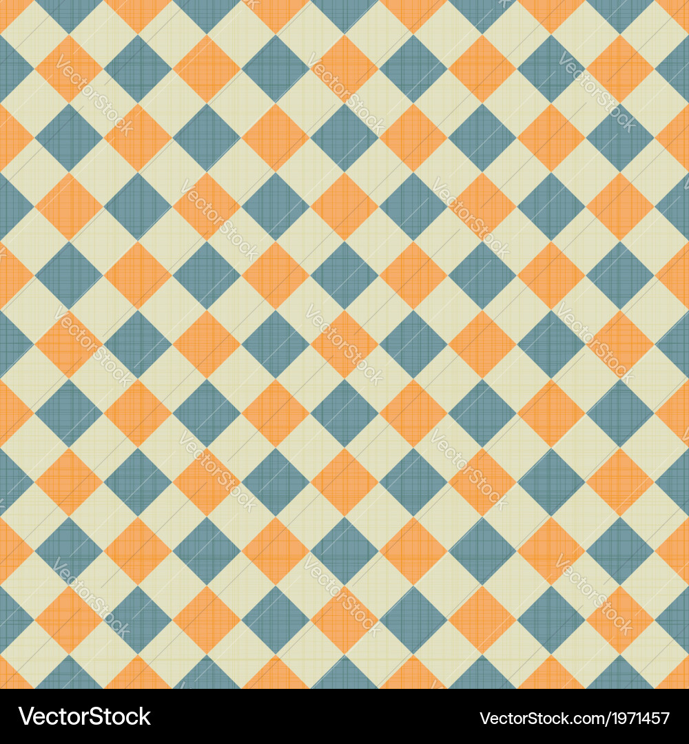 Classic Checkered Pattern Background vector image