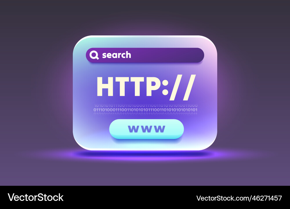 Http window web page browser global link online Http window web page browser global link online vector image