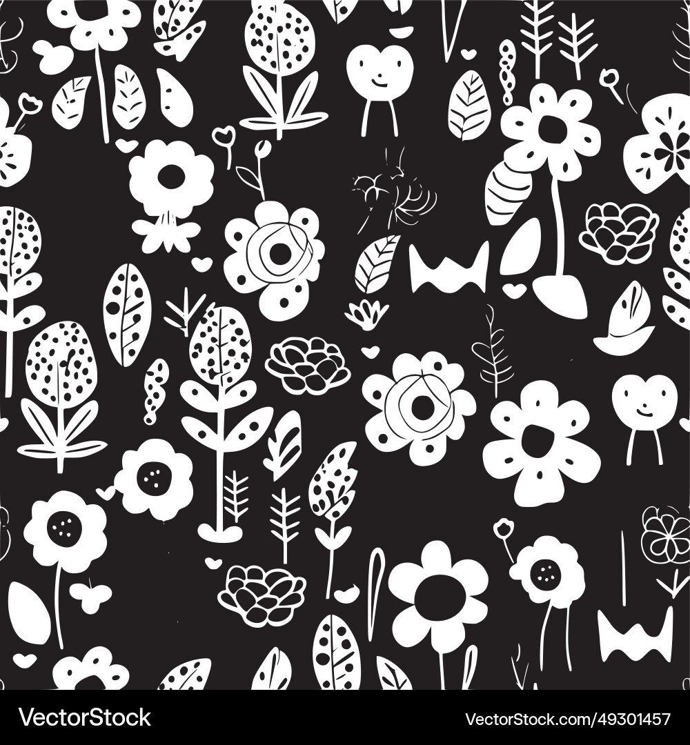 Seamless pattern - minimalist and simple vector image