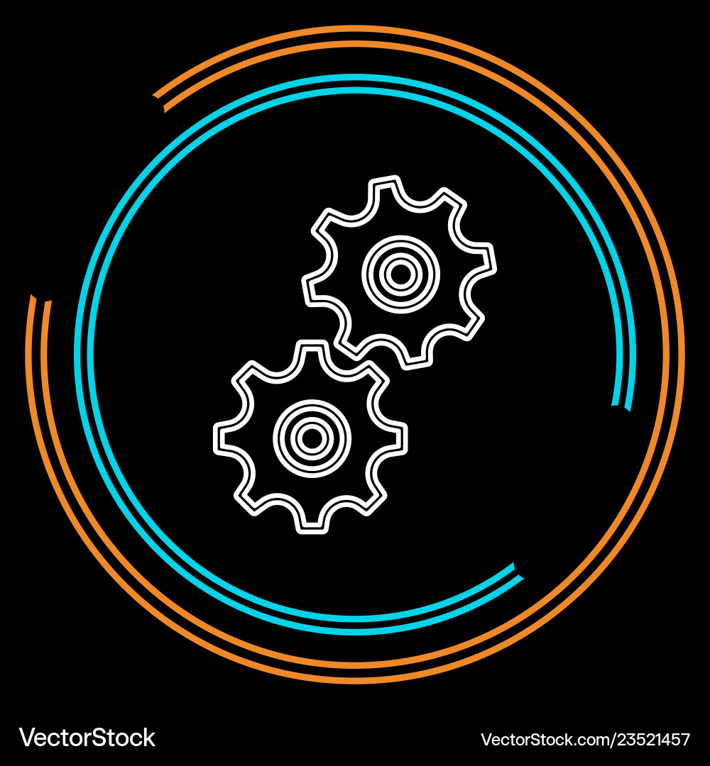 Workflow icon element Vector Image