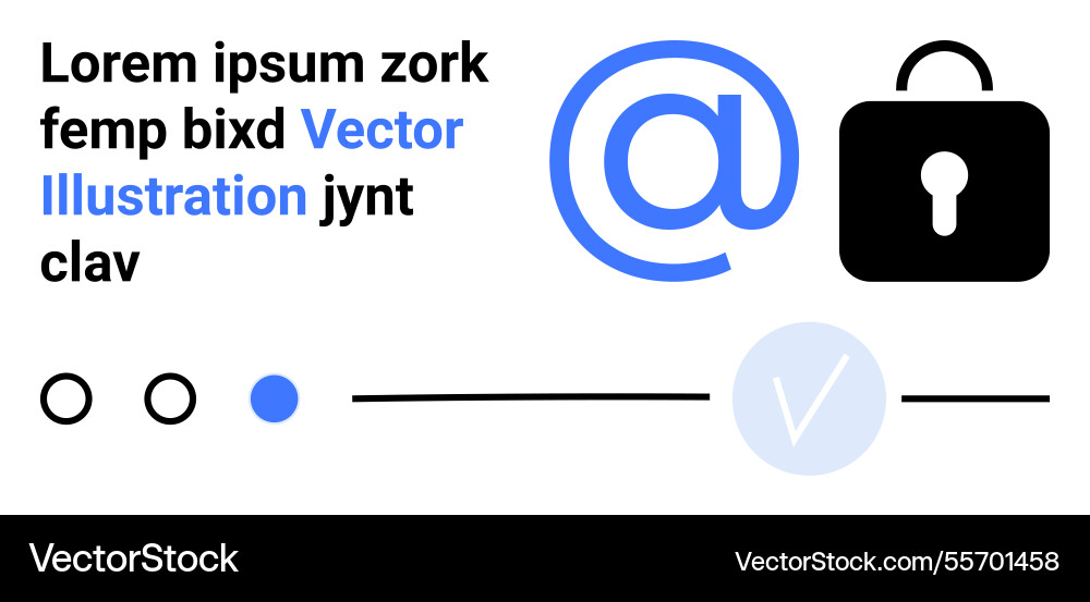 Cybersecurity and email icon with text Cybersecurity and email icon with text vector image