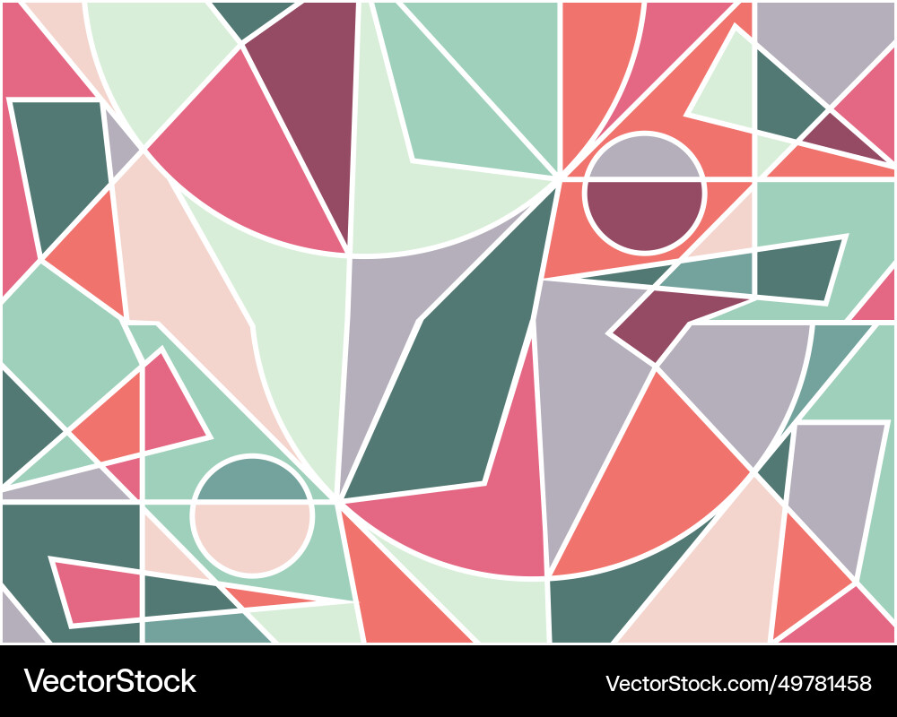 Geometric abstraction a pattern Geometric abstraction a pattern Vector Image