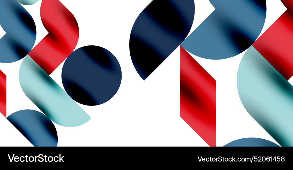 Tech minimal circular shapes geometric art Tech minimal circular shapes geometric art vector image