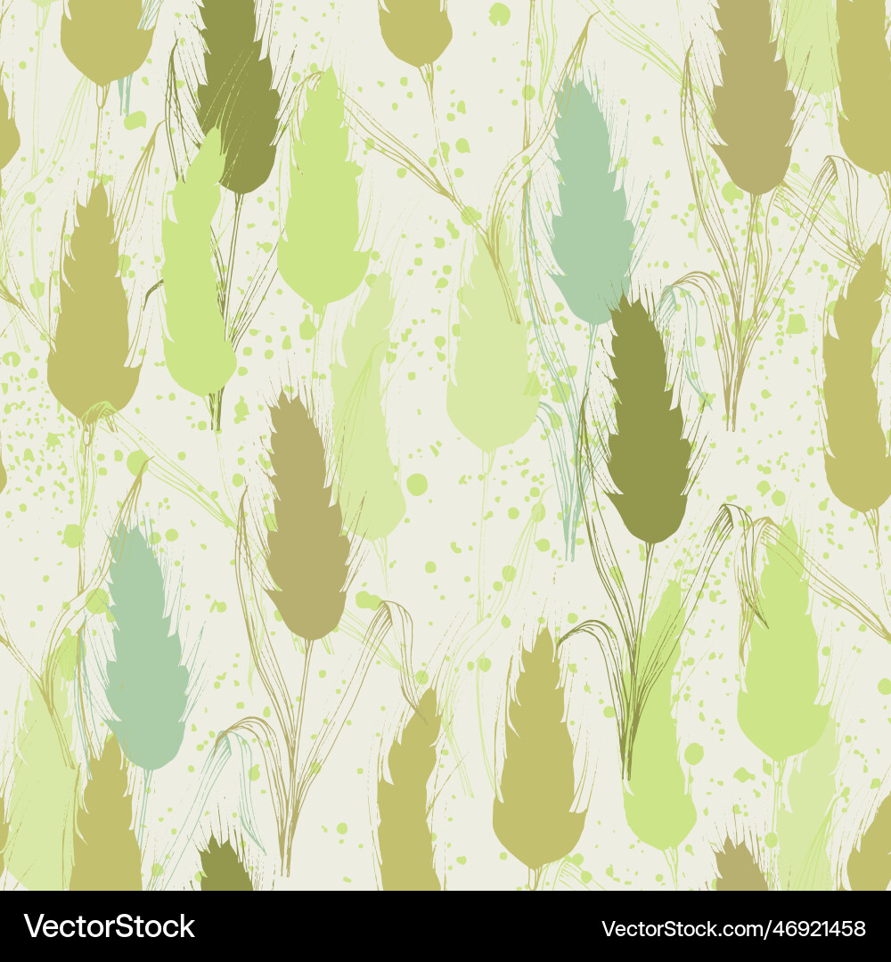 Wheat Field Pattern Vector Image