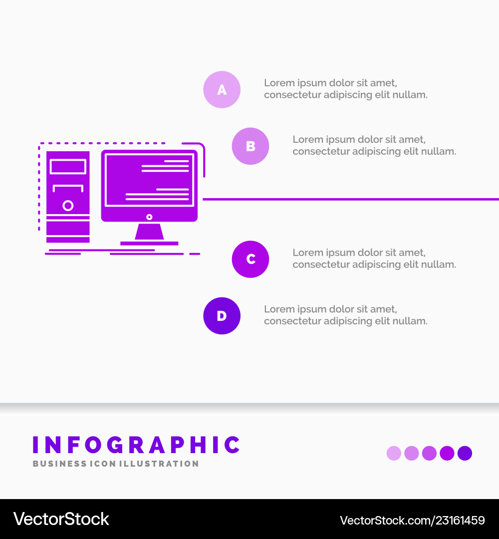 Computer desktop hardware workstation system Computer desktop hardware workstation system Vector Image