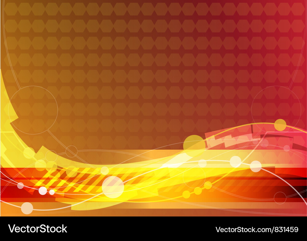 Dynamic Red Abstract Background Vector Image