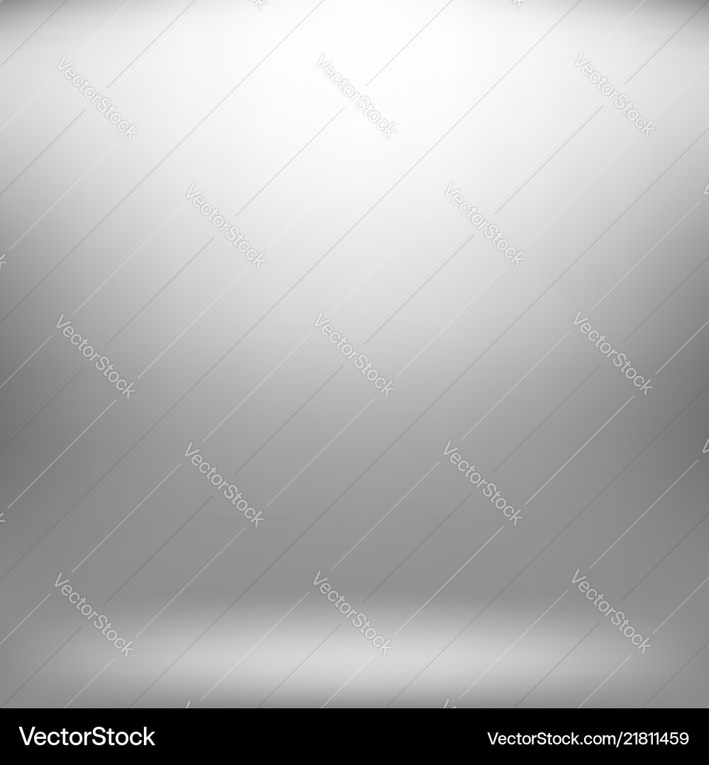 Empty studio light gray abstract background vector image