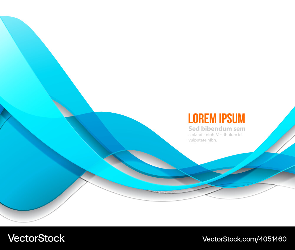 Abstract curved lines background template Vector Image