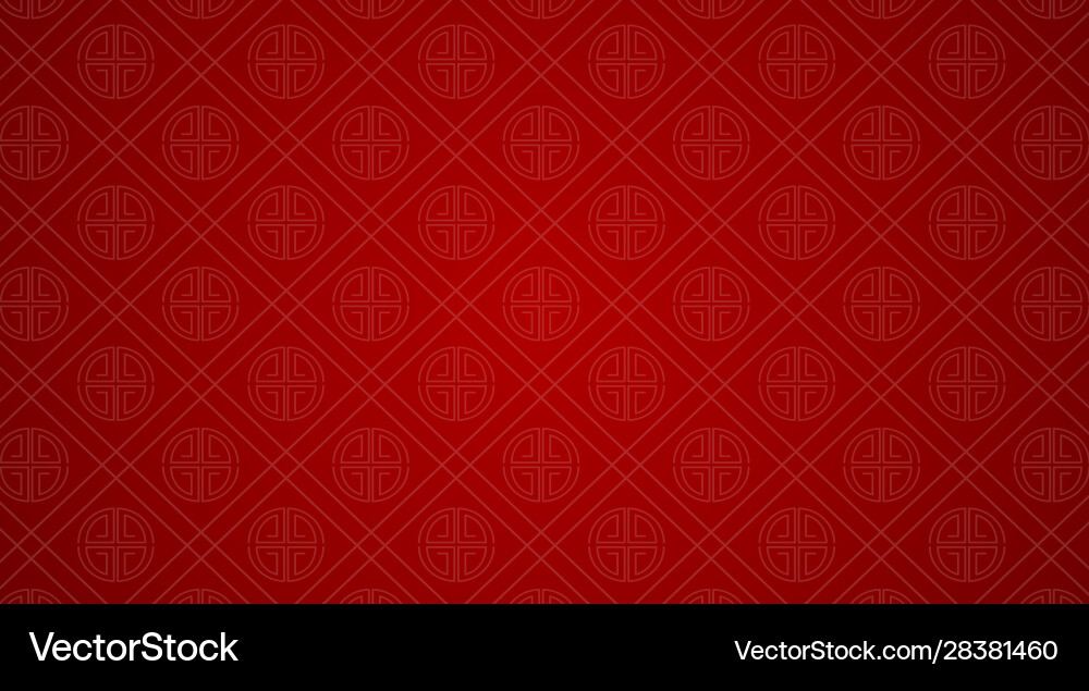Background template with chinese patterns in red Background template with chinese patterns in red vector image