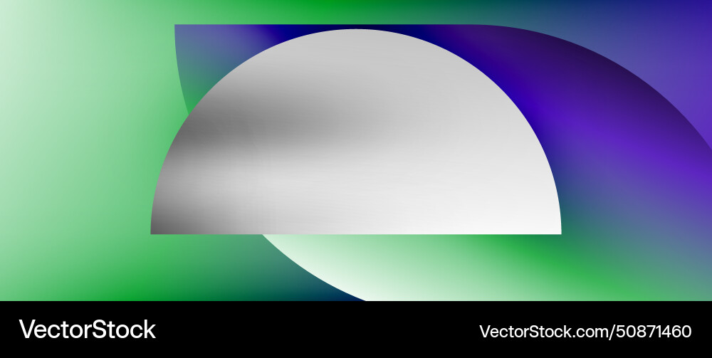 Circles and round shapes with gradients minimal Vector Image