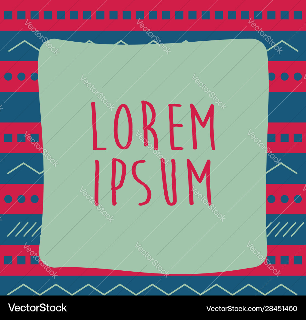 Memphis background template text with retro color Memphis background template text with retro color Vector Image