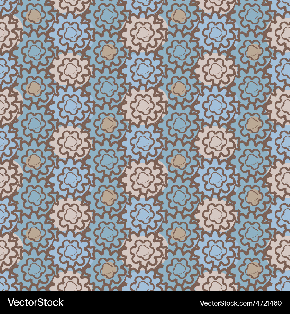 Seamless pattern on an abstract background vector image