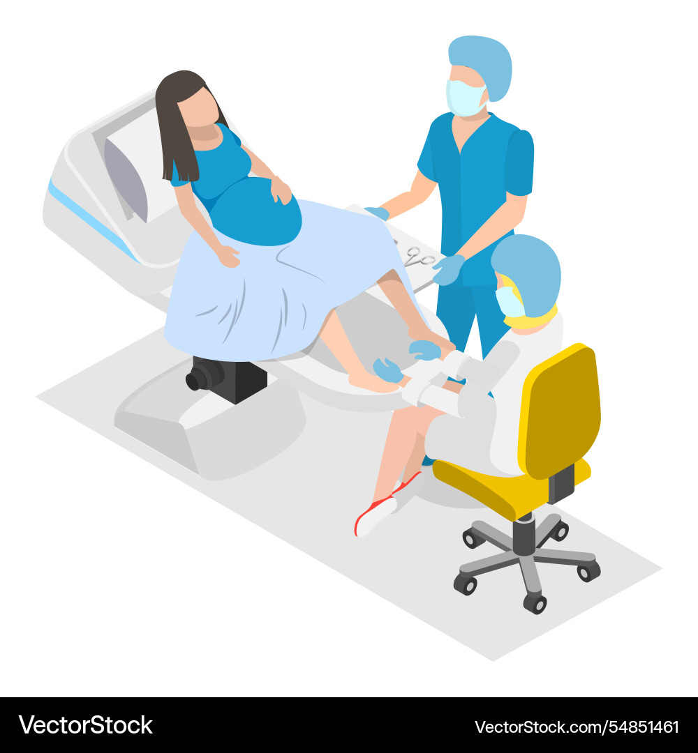 3d isometrische Wohnung der Gesundheit 3d isometrische Wohnung der Gesundheit vektorbild