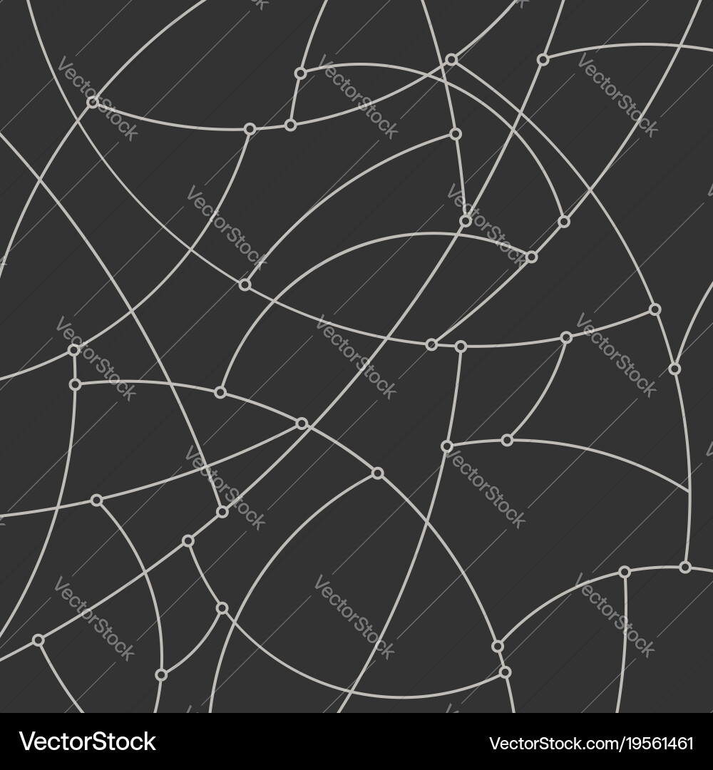 Abstract background of the curves and nodes Vector Image