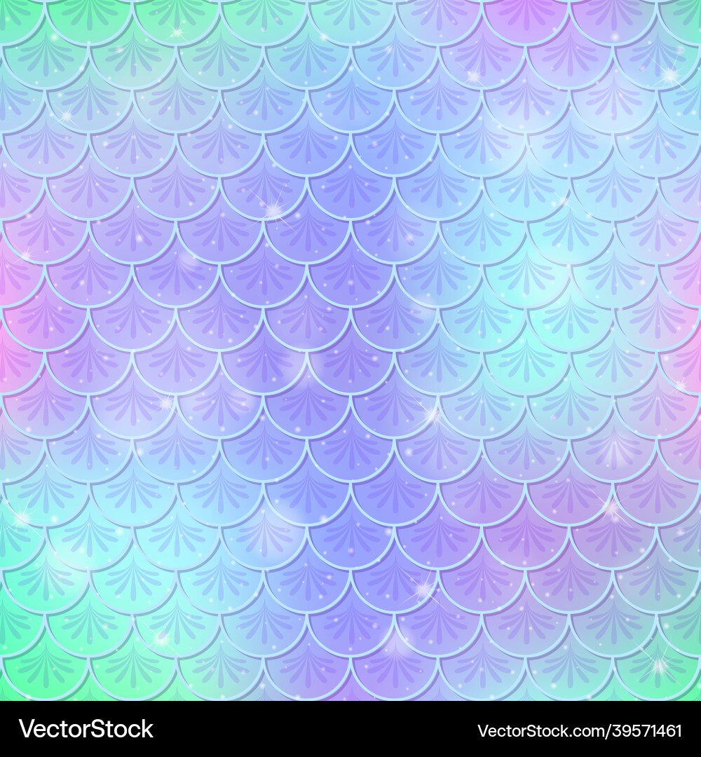 Fish scale seamless pattern background Fish scale seamless pattern background vector image