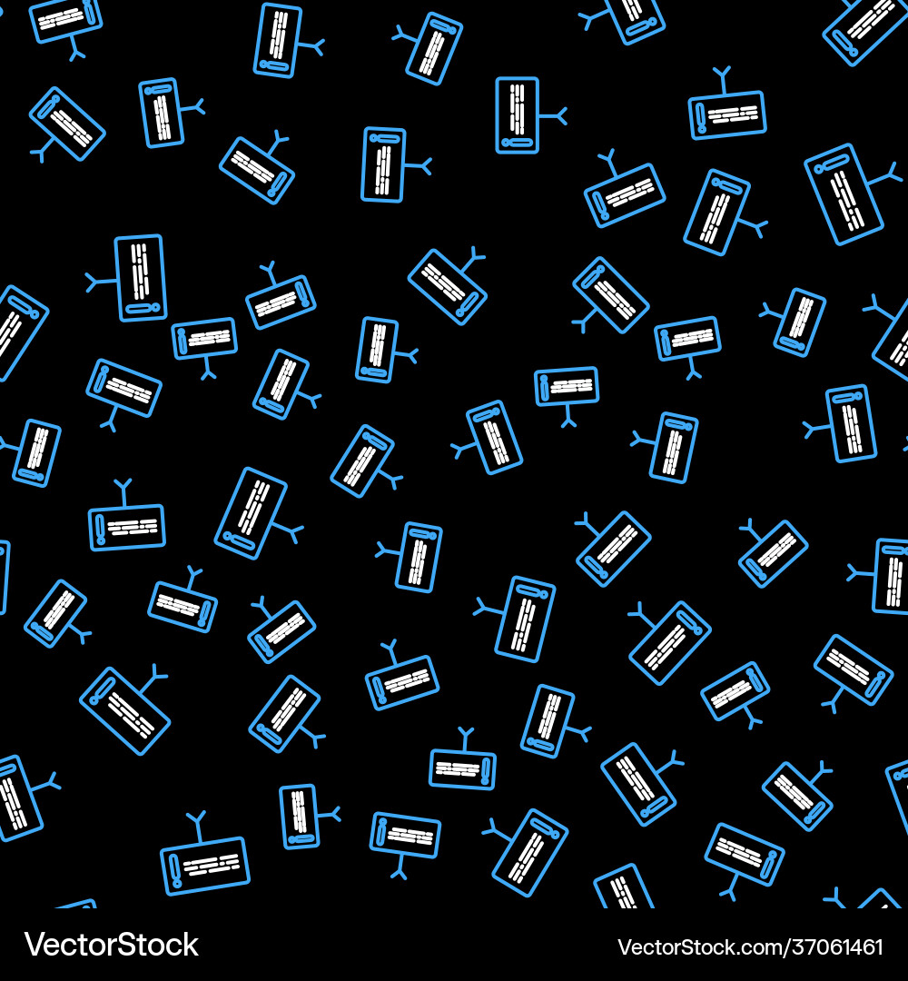 Line information icon isolated seamless pattern vector image