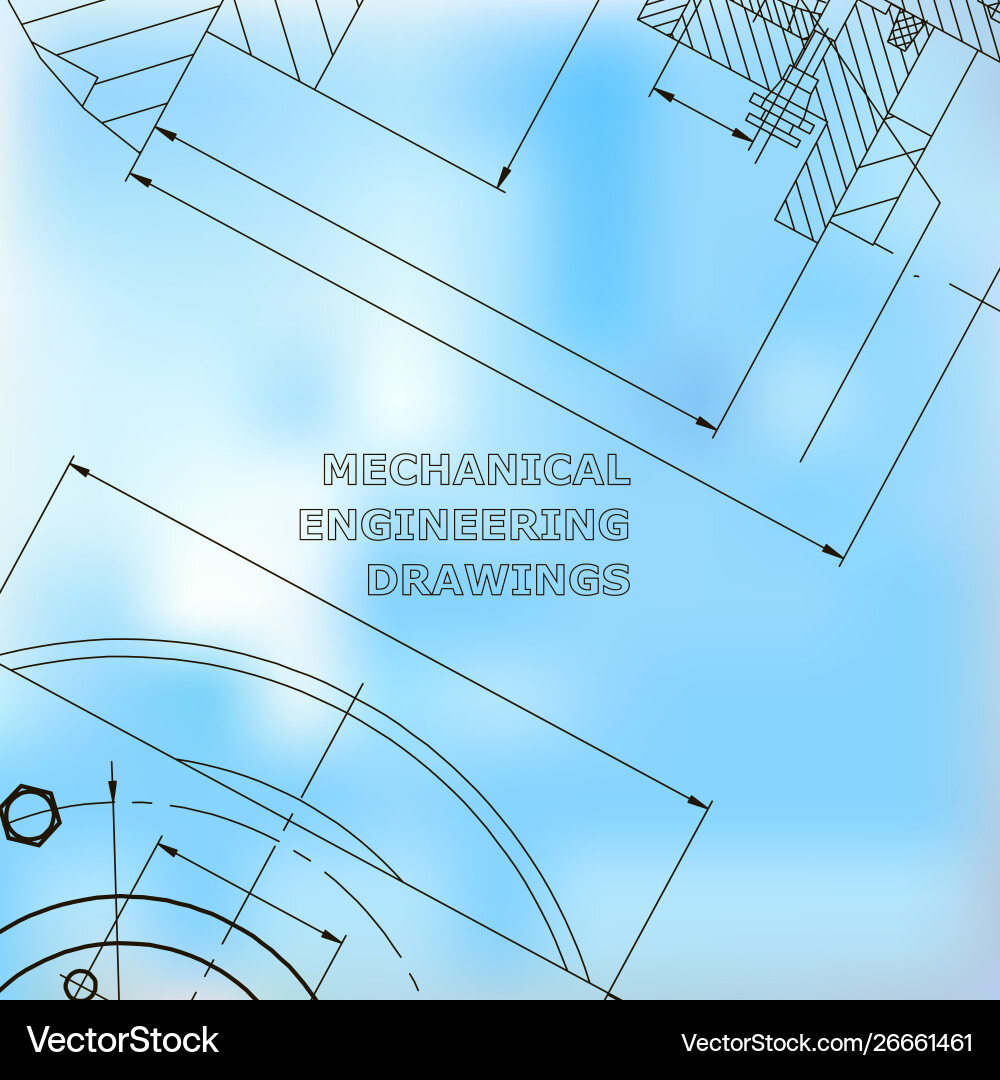 Mechanics technical design engineering style Vector Image