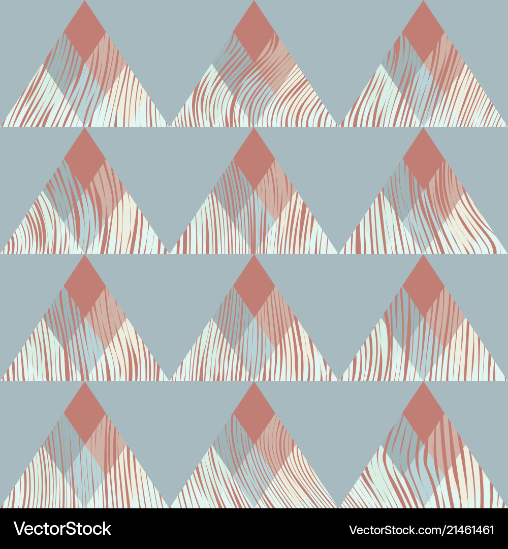 Retro Triangle Pattern vector image