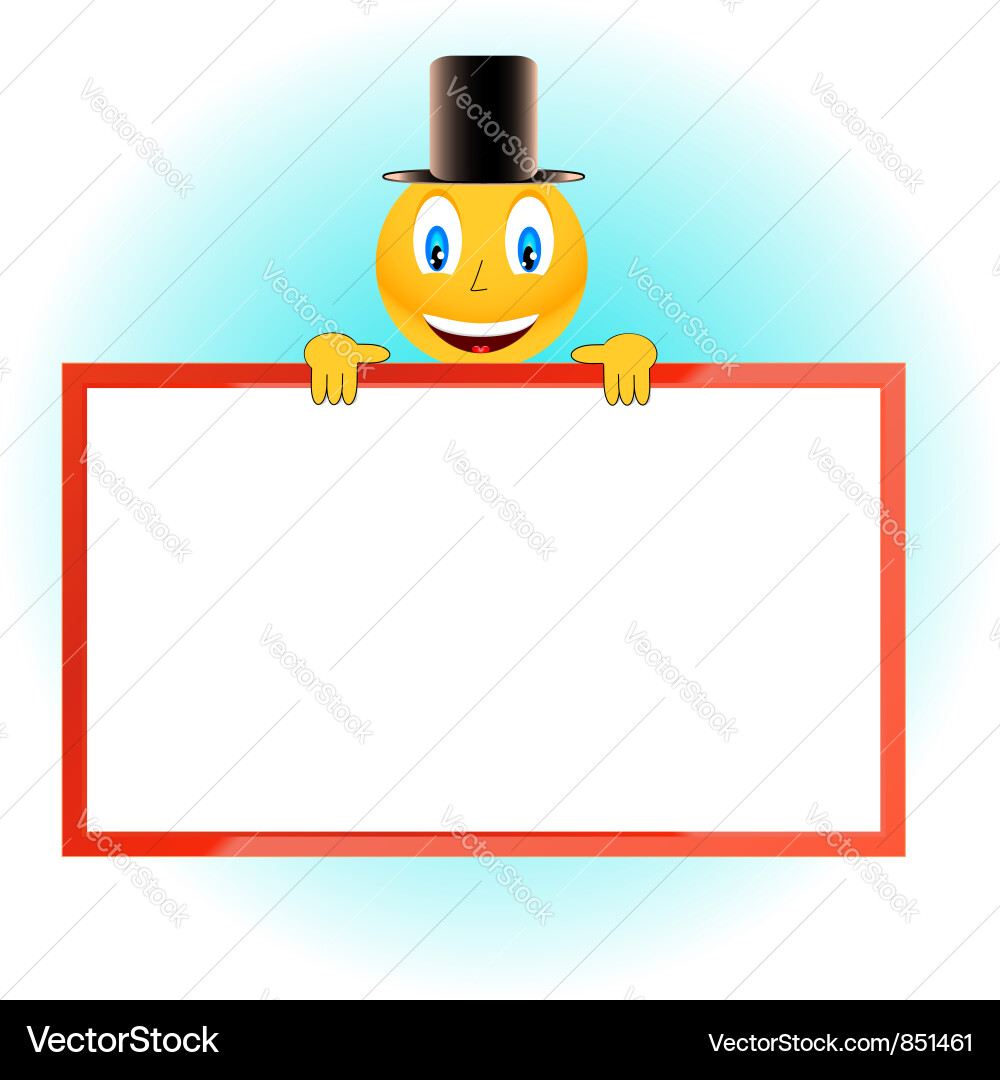 Smiling person and framework vector image