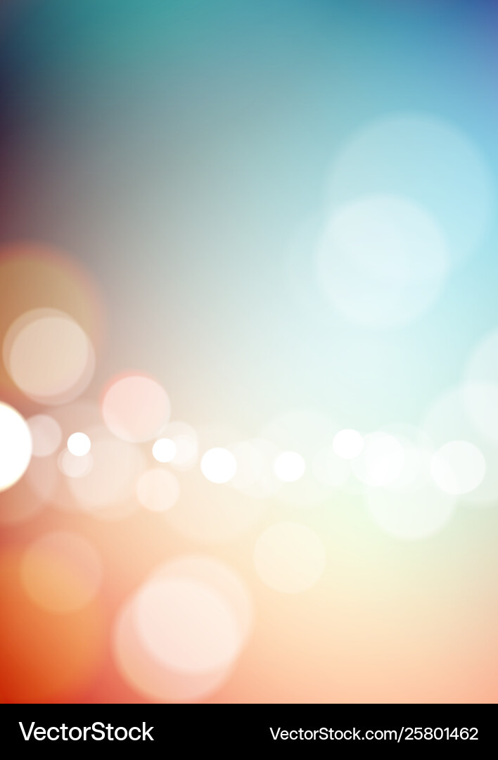 Abstract bokeh light colors background Abstract bokeh light colors background vector image