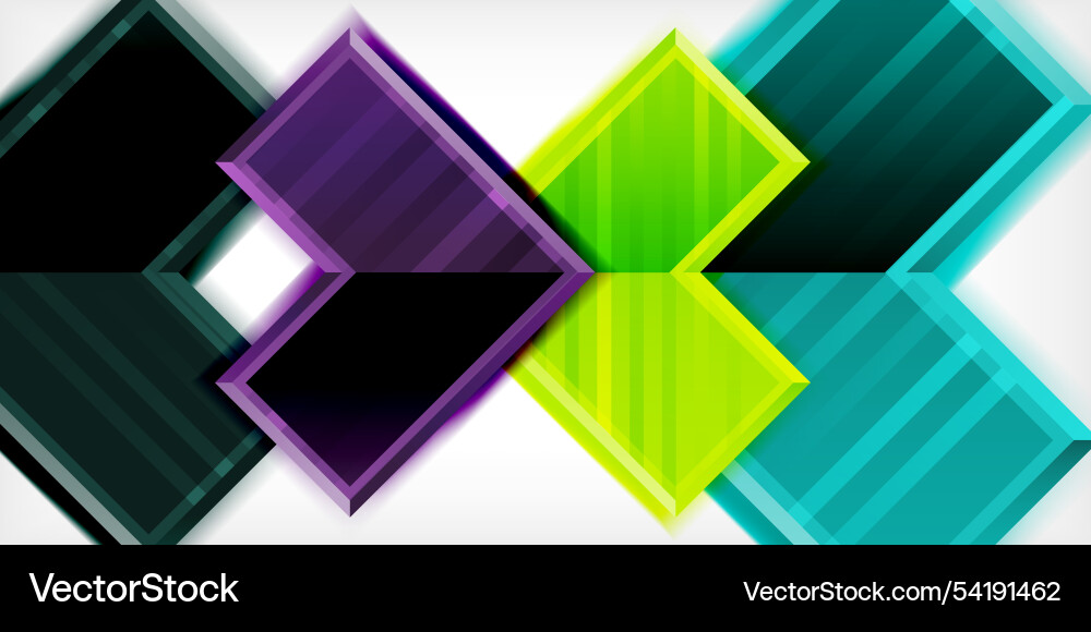 Arrow symbols created with 3d effects and line Vector Image
