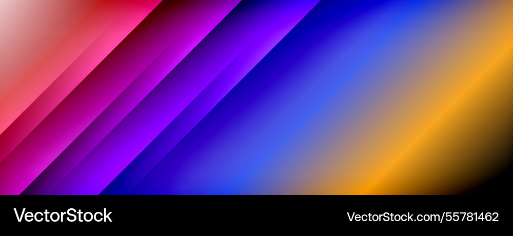 Colorful gradient with lines made of shadow Vector Image
