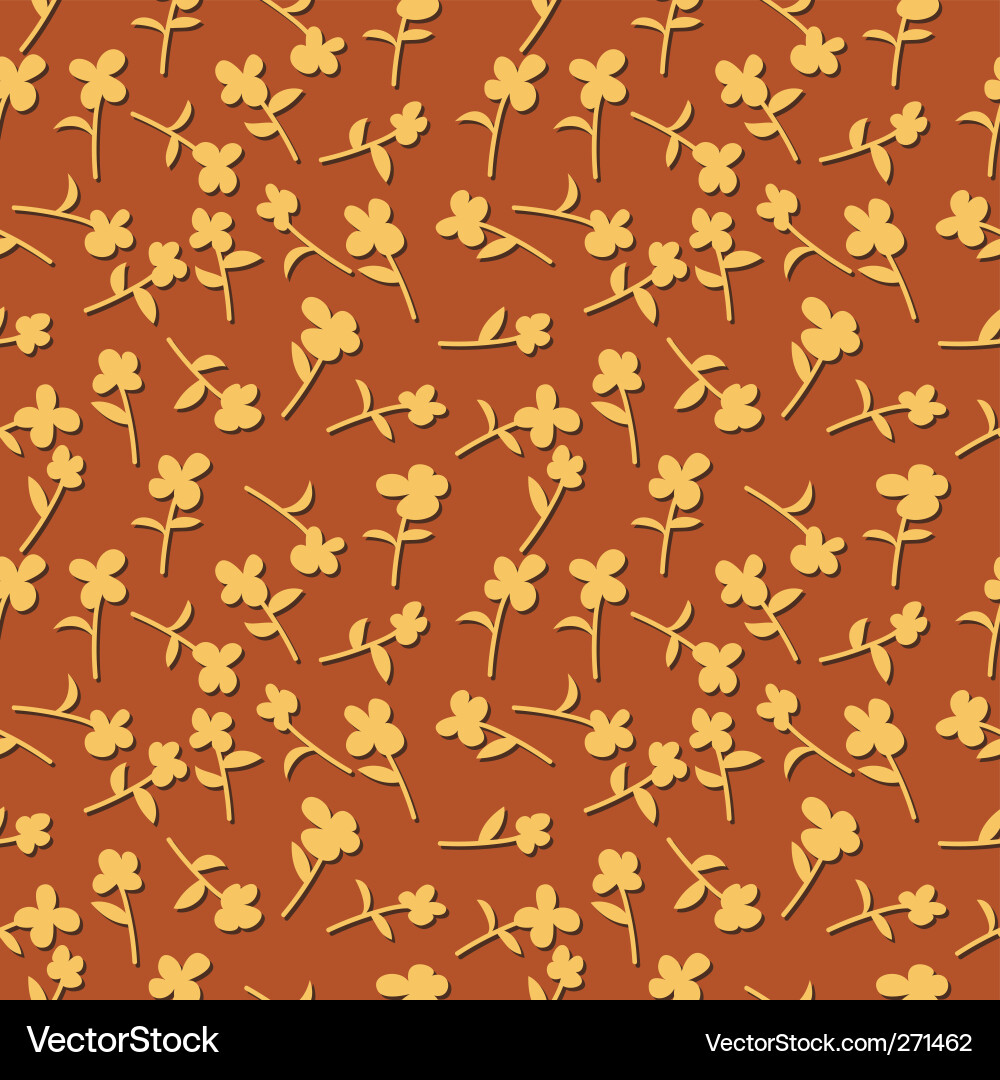 Delicate Floral Seamless Pattern Vector Image