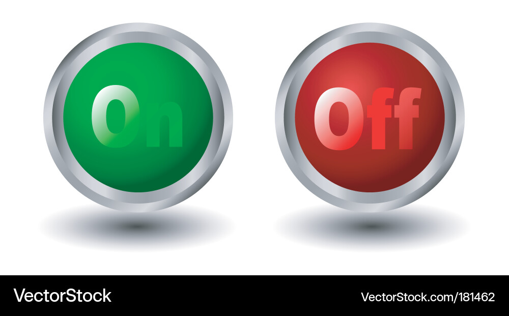 Power Button Icons - Digital vector image