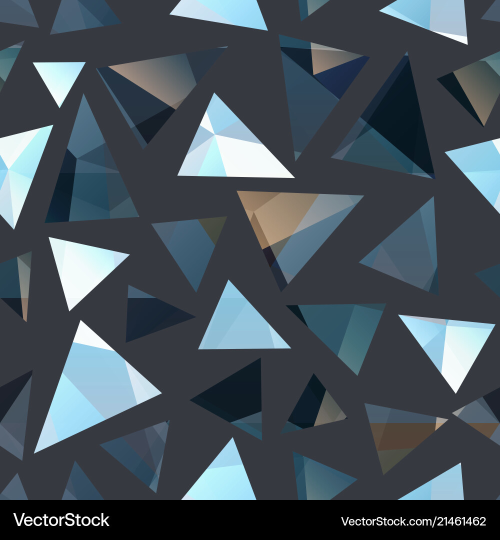 Retro Triangles Pattern vector image