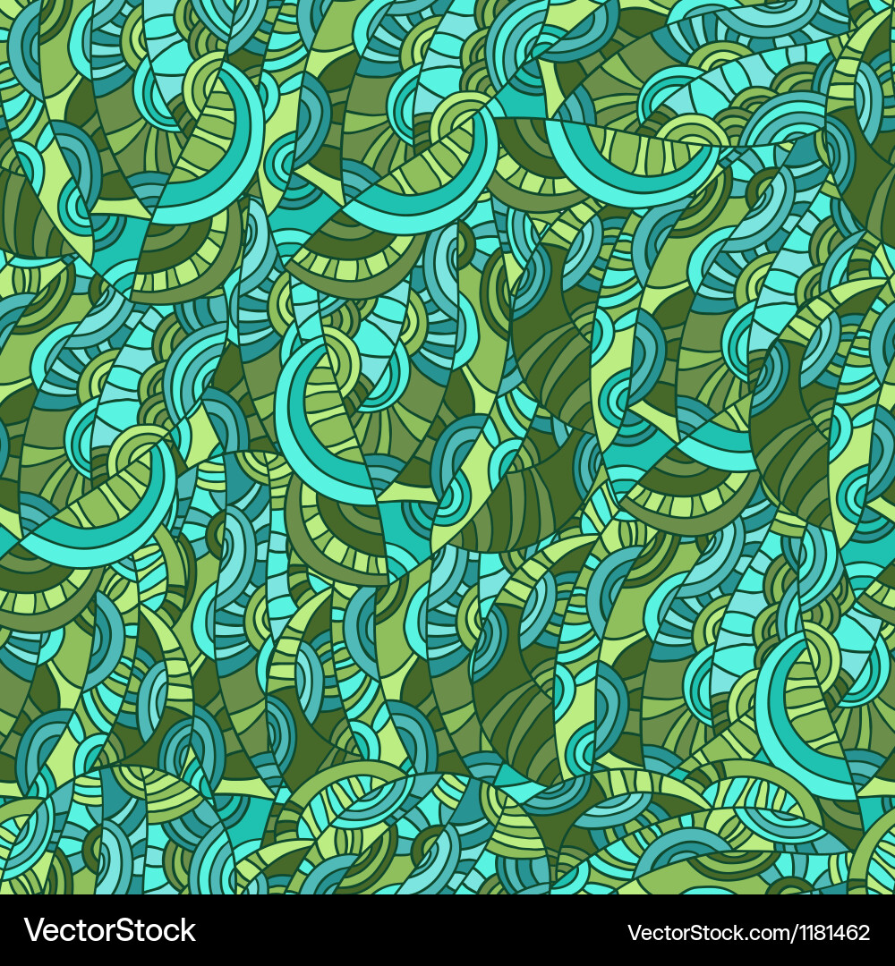 Seamless pattern with abstract waves Vector Image