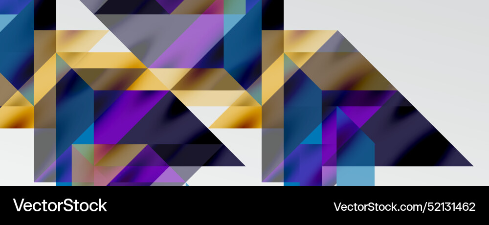 Tech minimal overlapping triangle shapes elements Tech minimal overlapping triangle shapes elements Vector Image