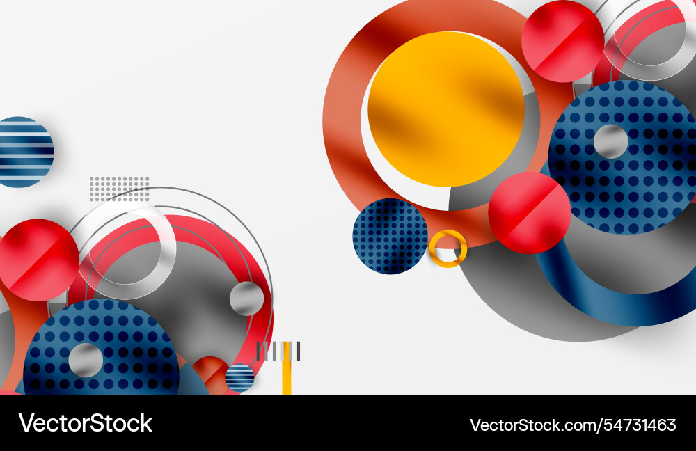 Abstract circle design with overlapping Abstract circle design with overlapping vector image