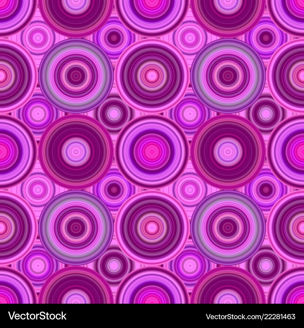 Abstract repeating circle pattern background vector image