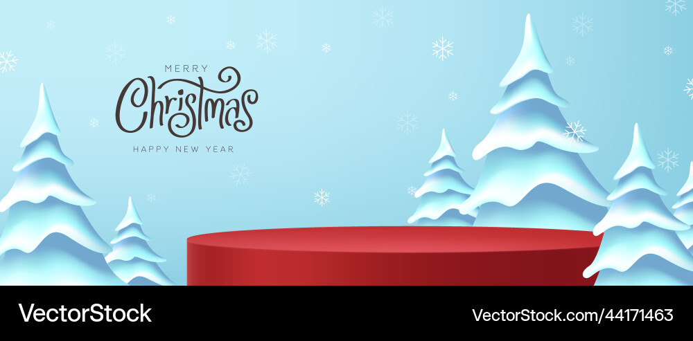 Frohe Weihnachten Banner mit Produktanzeige Frohe Weihnachten Banner mit Produktanzeige vektorbild
