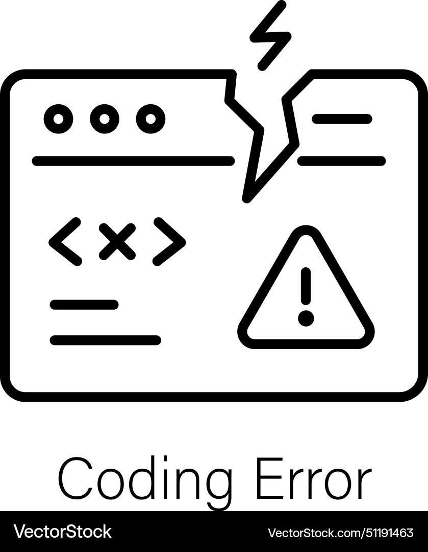 Html coding Royalty Free Vector Image - VectorStock